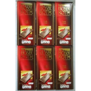 MOSER ROTH 4.4-oz each pack Premium Dark Chocolate 70% Cocoa