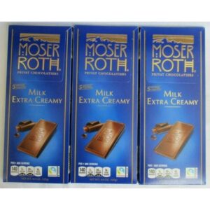 MOSER ROTH 4.4-oz each pack Premium Chocolate " Milk-Extra Creamy " Flavor